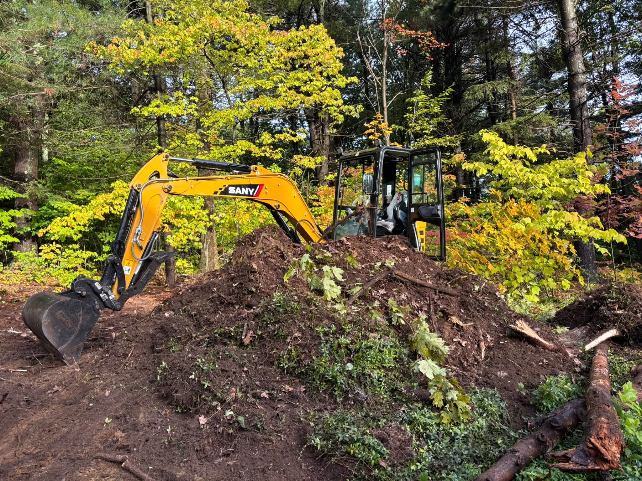 Final grading and regrading — Princeton land clearing project